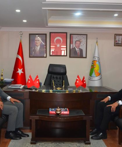 Kaymakam Demirci'den Belediye Başkanı Elçi'ye İade-i Ziyaret