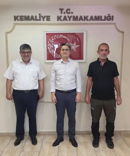 Ocak Köyü Muhtarı ve Dernek Başkanından Kaymakam Arıkan’a Ziyaret