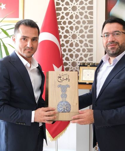 Tayini Çıkan İlçe Müftüsü Düzgün’den İl Müftüsü Fakirullahoğlu’na Ziyaret