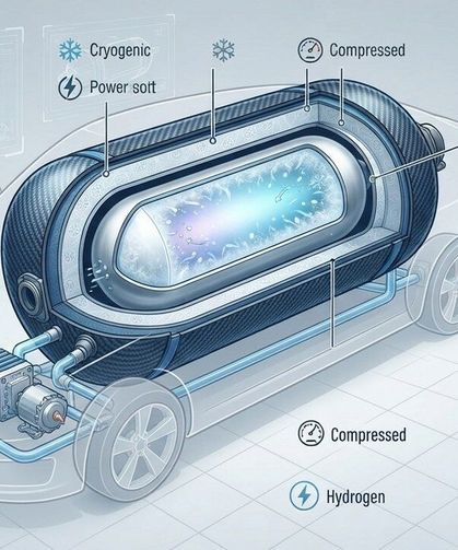 Otomobillerde Devrim: Kriyojenik Güçle Hidrojen Depolama Çağı Başlıyor