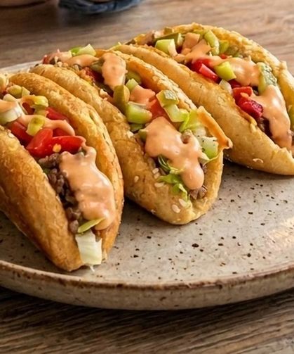 Sosyal Medyayı Kasıp Kavuran Lezzet: Evde 15 Dakikada Çıtır Smash Burger Taco Tarifi!