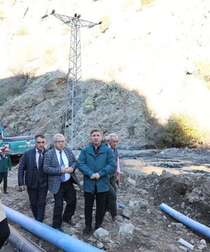 Üzümlü'de Yağış Hasarlarının Onarımı Sürüyor