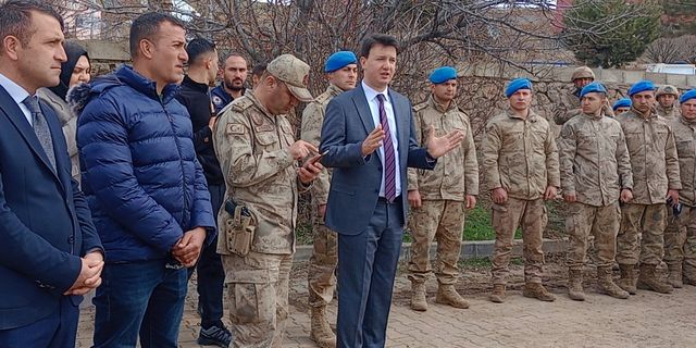 Adaklı ilçesinde deprem tatbikatı yapıldı
