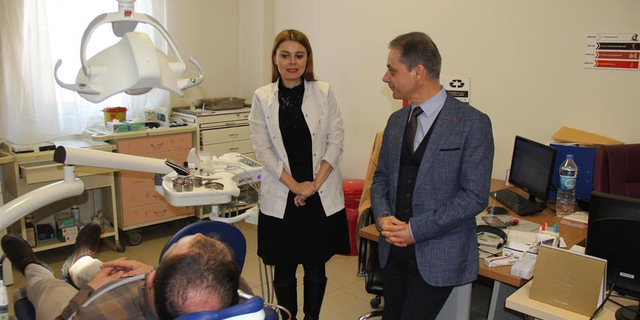 Sağlık Müdürü, Tercan Devlet Hastanesinde incelemeler yaptı