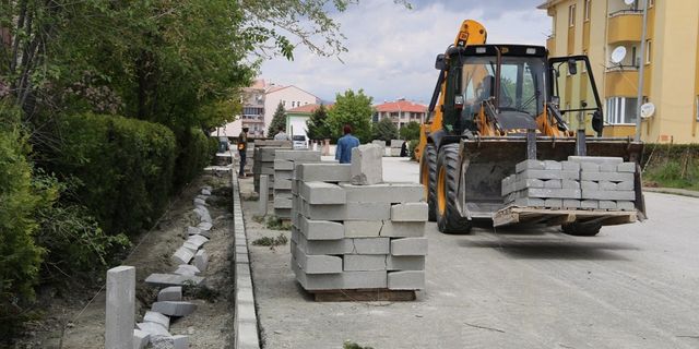 Mimar Sinan Mahallesinde Tretuvarlar yenileniyor
