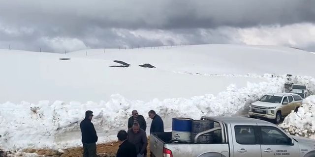 Sakaltutan Karadağ da karla mücadele