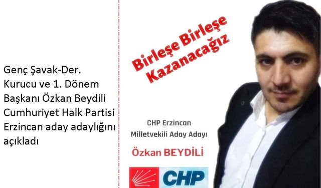 İş adamı Özkan Beydili CHP'den aday adaylığını açıkladı