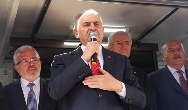 AK Parti Genel Başkanvekili Yıldırım, Refahiye’de konuştu