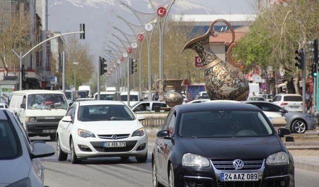 Erzincan’da 66 bin 529 araç var