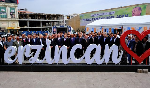 Erzincan’da Cumhur ittifakı 2. tur için bir araya geldi