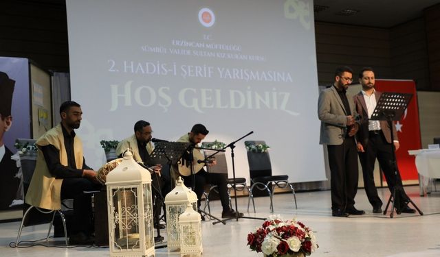 Erzincan’da Hadis-i Şerif Yarışması düzenlendi