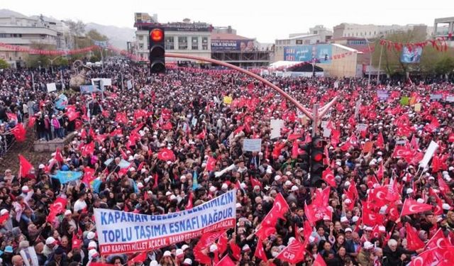 Kılıçdaroğlu, Erzincan'da miting yaptı