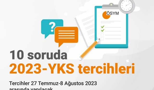 10 Soruda 2023-YKS Tercihleri