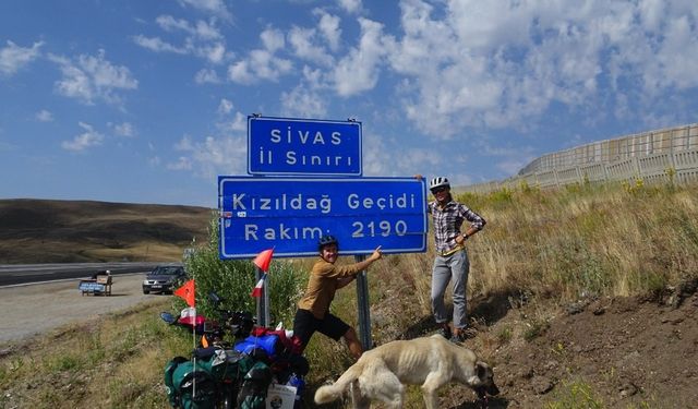 Bisikletle Fransa’dan Erzincan’a yolculuk