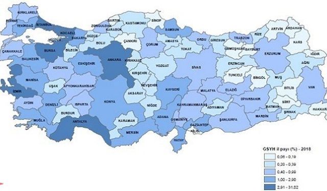 Gayrisafi yurt içi hasıla 2022 yılında %5,5 arttı.