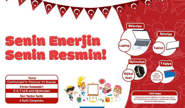 Türkiye’nin 81 ilinde 5, 6, 7 ve 8. sınıflar için resim yarışması yapılacak