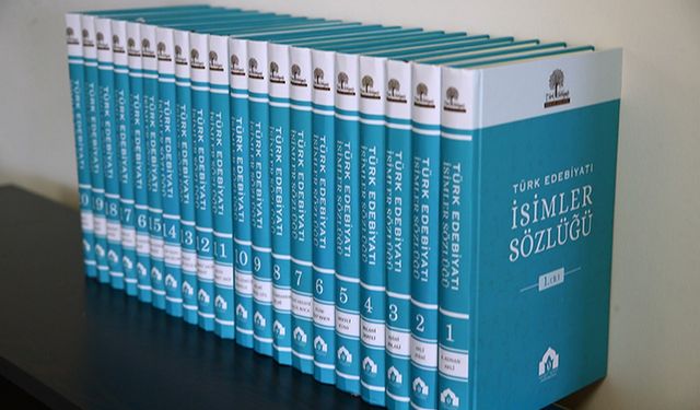 20 ciltlik "Türk Edebiyatı İsimler Sözlüğü" yayımladı