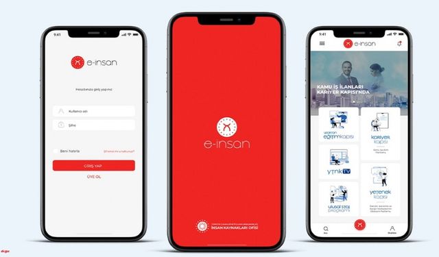 Kariyerine dair her şey tek platformda e-insan Mobil Uygulaması