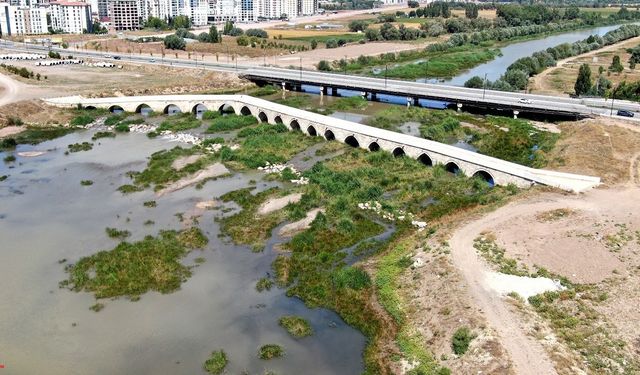 Kızılırmak kurudu, yatağı sazlığa döndü