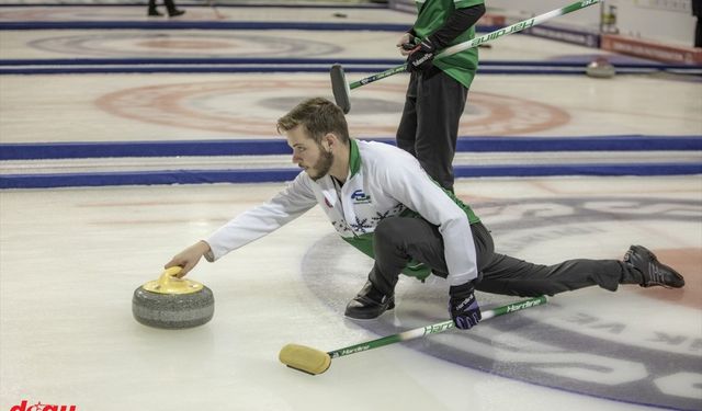 Curling Süper Lig müsabakaları Erzurum'da başladı