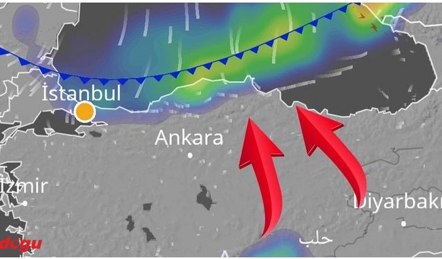 Dikkat ! Karadeniz üzerinden soğuk hava geliyor