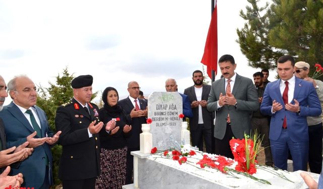 Meclisin ilk dönem milletvekili Diyap Ağa kabri başında anıldı