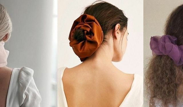 Son zamanların yükselen trendi; Scrunchie tokaları