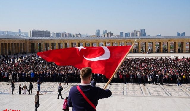 TED'den Cumhuriyetin 100. yılında Anıtkabir ziyareti