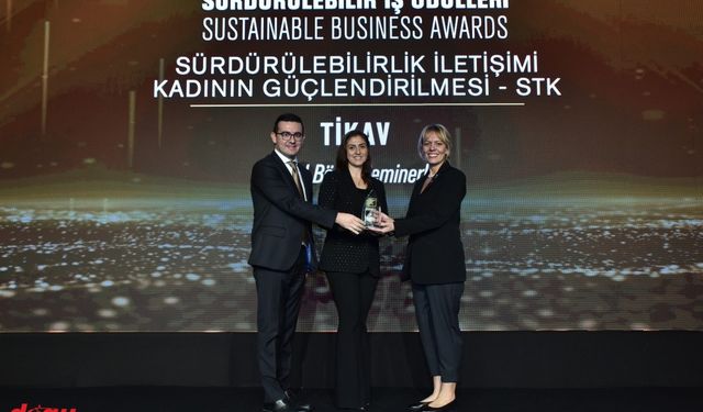 TİKAV'ın eğitim projesine "Sürdürülebilir İş Ödülleri 2023"ten ödül