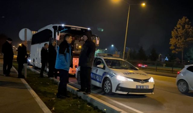 Çalıntı otobüs ile Anıtkabir gezisi düzenledi