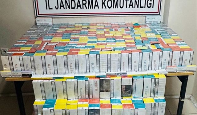 Erzurum'da otobüste 5 bin 299 paket kaçak sigara ele geçirildi