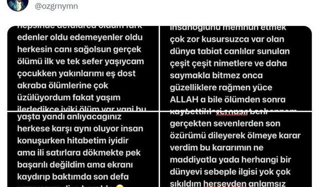 Eşini ve çocuklarını öldürmeden önce sosyal medya hesabından intihar notu paylaşmış