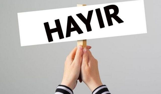 "Hayır!" deyin, stres atın!