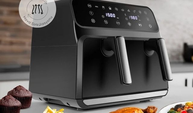 Karaca’nın  9 lt özelliğindeki yeni Airfryer ’ı Multifry ile çok sayıda yemek pişirmek artık mümkün