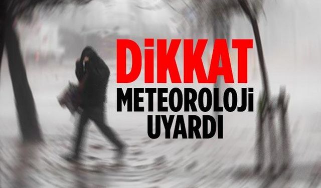 Meteorolojiden yağmur ve çığ uyarısı