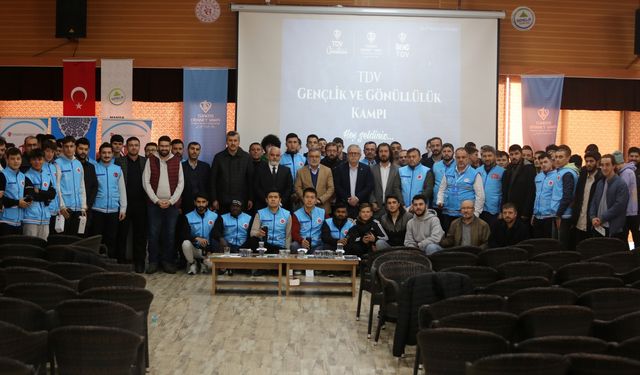 TDV Gençlik ve Gönüllülük Kampı Manisa’da düzenlendi