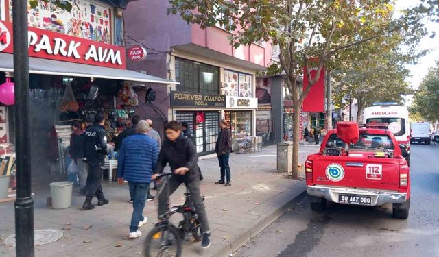 Ucuzluk pazarında havai fişekler patladı: 1 yaralı