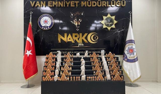 Van’da 48 kilo 500 gram eroin ele geçirildi