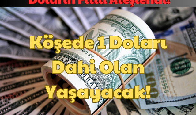 Doların Fitili Ateşlendi: Köşede 1 Doları Dahi Olan Yaşayacak!