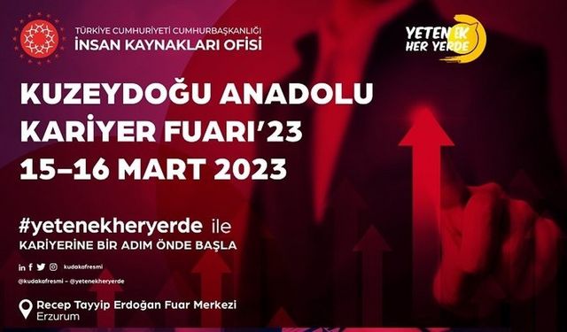 Kuzeydoğu Anadolu Kariyer Fuarı 18-19 Aralık'ta Erzurum'da düzenlenecek