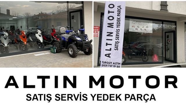 Altın Motor satış, servis ve yedek parça hizmette