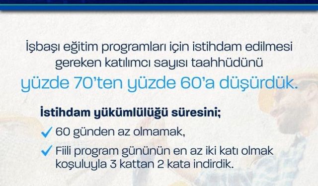 Bakandan işverenlere müjde geldi