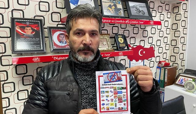 Muhtar adayından İsrail mallarına boykot çağrısı