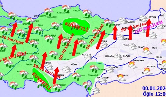 Meteorolojiden uyarı; kar, fırtına, hortum. yıldırım....