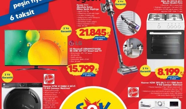 ŞOK 3 Ocak 2024: Dyson Dikey Süpürge Geliyor!