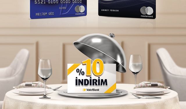 Restoran harcamalarında %10 indirim fırsatı