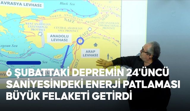 6 Şubattaki depremin 24'üncü saniyesindeki enerji patlaması büyük felaketi getirdi