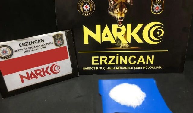 Erzincan Emniyeti Uyuşturucuya Geçit Vermiyor