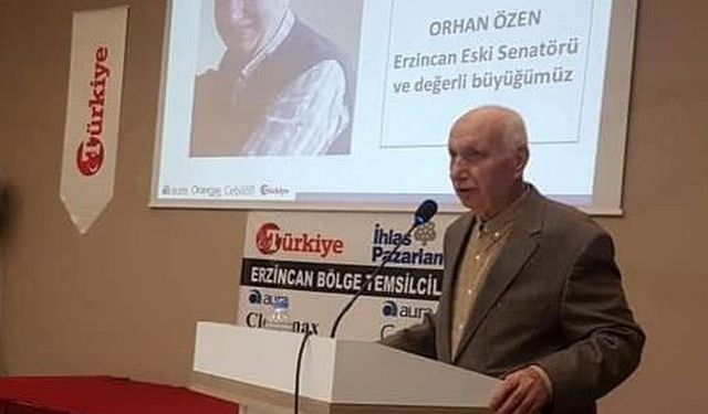 Eski Erzincan Senatörü Orhan Özen Vefat etti