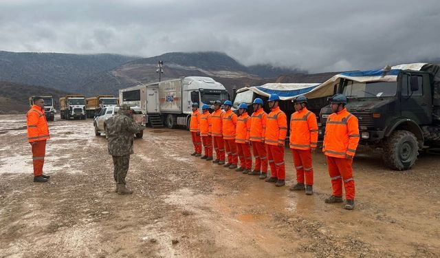 İliç’te 3. Ordu Komutanlığı arama-kurtarma timleri denetlendi